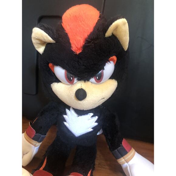 Sonic The Hedgehog 3 Movie Shadow 13” Plush 2024 Jakks Pacific - Picture 2 of 8